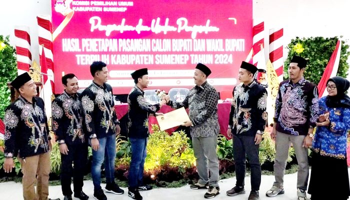 KPU Sumenep Serahkan Usulan Pengesahan Hasil Penetapan Pemenang Pilkada ke DPRD
