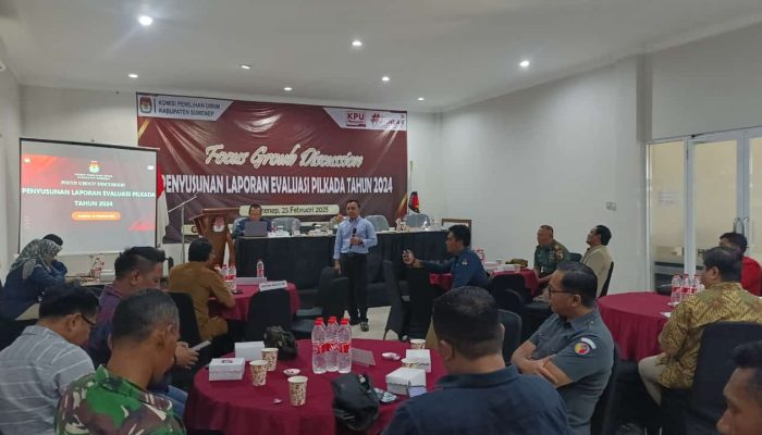 KPU Sumenep Gelar FGD untuk Evaluasi Pilkada 2024